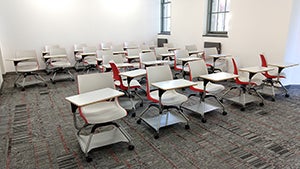 Cathedral of Learning Ground Floor Classroom after renovation