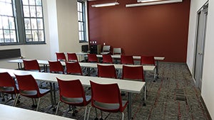 Cathedral of Learning Ground Floor Classroom after renovation