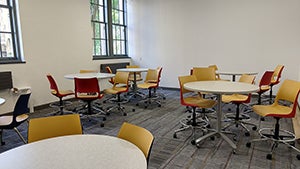 Cathedral of Learning Ground Floor Classroom after renovation