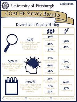 diversity in faculty hiring infographic