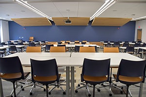 Posvar Hall first-floor classroom renovation 