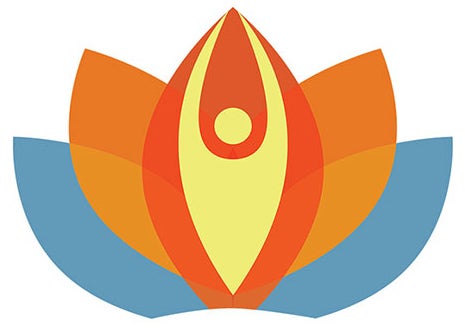 stylized lotus flower