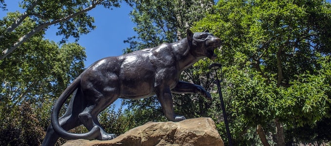 Pitt panther statue