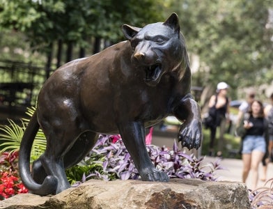 panther statue