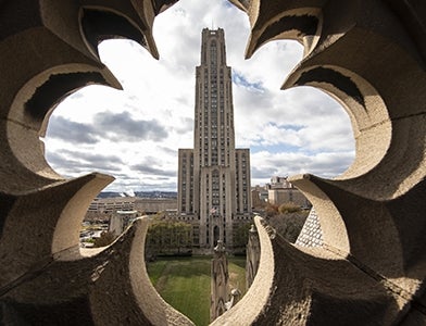 cathedral of learning from afar