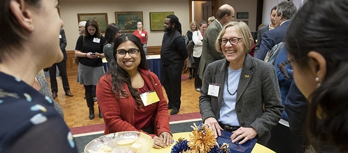 Provost Cudd at New Women Faculty event