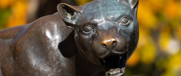 Pitt panther statue