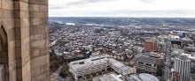 Birds eye of campus