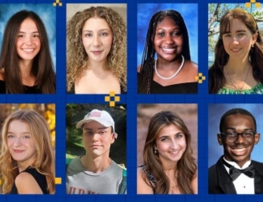 Headshots of the 12 scholarship winners