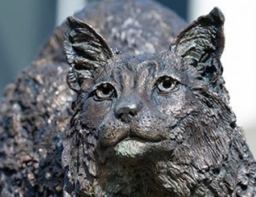 panther statue at Pitt-Greensburg campus