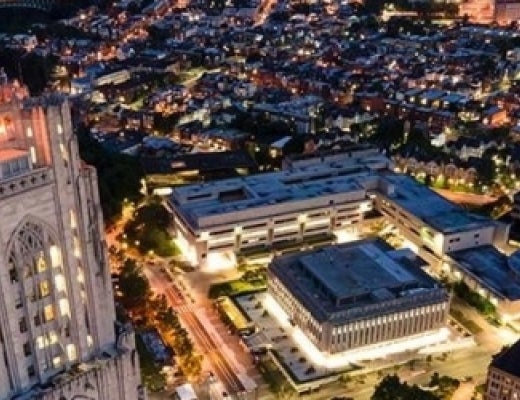 Birds eye of campus
