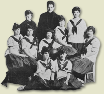 Women's Basketball team, 1915